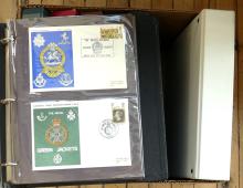 SEVEN BINDERS OF WORLD STAMPS