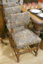 SET OF ANTIQUE OAK DINING CHAIRS