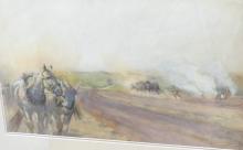 NATHANIEL HUGHES J. BAIRD WATERCOLOUR