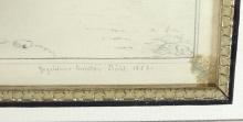 1853 GRAPHITE DRAWING