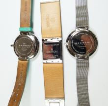 3 LADIES' DESIGNER QUARTZ WATCHES