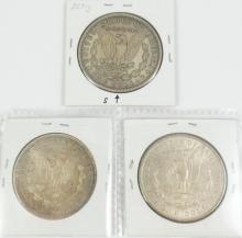 3 U.S. SILVER DOLLARS
