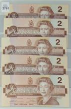 UNCIRCULATED CANADIAN CURRENCY