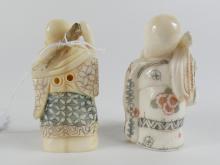 2 JAPANESE IVORY CARVINGS