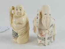 2 JAPANESE IVORY CARVINGS