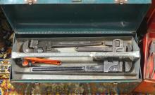 TWO TOOLBOXES WITH CONTENTS
