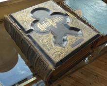 THREE ANTIQUE BIBLES | FINE FURNISHINGS, DECORATIVE ARTS & COLLECTIBLES ...