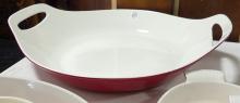 DANISH AND BELGIAN ENAMEL CAST IRON BAKEWARE