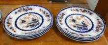 SET OF DOULTON IRONSTONE DINNER PLATES