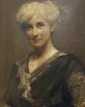 LARGE ANTIQUE "PORTRAIT" OIL PAINTING