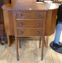 WALNUT SEWING CABINET