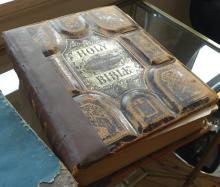 THREE ANTIQUE BIBLES | FINE FURNISHINGS, DECORATIVE ARTS & COLLECTIBLES ...