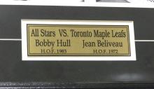 AUTOGRAPHED JEAN BELIVEAU AND BOBBY HULL PRINT