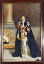 ROYALTY PRINT & ANTIQUE FRAME