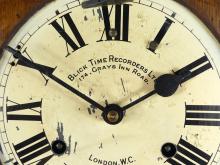 ANTIQUE ENGLISH TIME CLOCK