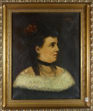 ANTIQUE PORTRAIT OIL