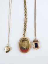 3 VICTORIAN NECKLACES