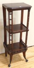 VICTORIAN MAHOGANY PLANT STAND