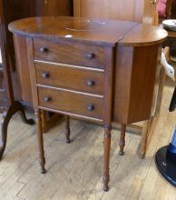WALNUT SEWING CABINET