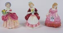 THREE ROYAL DOULTON FIGURINES