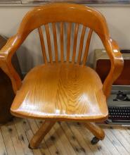 MISSION OAK OFFICE CHAIR