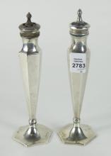 PAIR STERLING SHAKERS