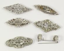 ART DECO CLIP BROOCHES