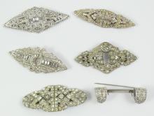 ART DECO CLIP BROOCHES