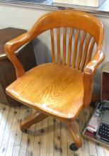 MISSION OAK OFFICE CHAIR