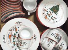 "CHRISTMAS" DINNERWARE SET