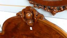 VICTORIAN MAHOGANY HEADBOARD