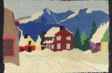 VINTAGE HOOKED RUG