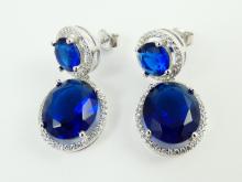 PAIR SWAROVSKI EARRINGS