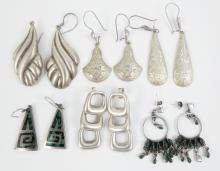 6 PAIRS PENDANT EARRINGS