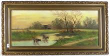 ANTIQUE PASTEL DRAWING