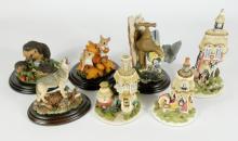 7 RESIN COLLECTIBLE FIGURINES