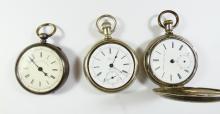 3 ANTIQUE POCKET WATCHES