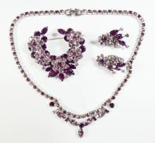 SIGNED KEYES DEMI-PARURE
