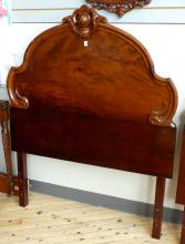 VICTORIAN MAHOGANY HEADBOARD