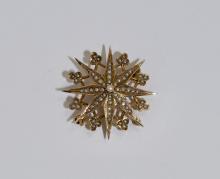 10K GOLD BROOCH