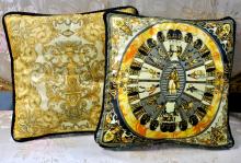 VERSACE SILK CUSHIONS