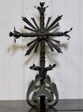 WROUGHT IRON CROSS