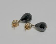 BLACK DIAMOND EARRINGS