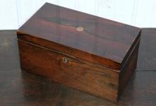 ROSEWOOD TEA CADDY