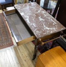 MARBLE TOP WASHSTAND