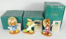 DISNEY 'THREE CABALLEROS" FIGURINES