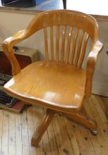 MISSION OAK OFFICE CHAIR