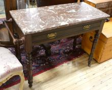 MARBLE TOP WASHSTAND