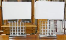 PAIR OF DESIGNER TABLE LAMPS