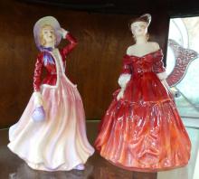 ROYAL DOULTON AND PARAGON FIGURINES